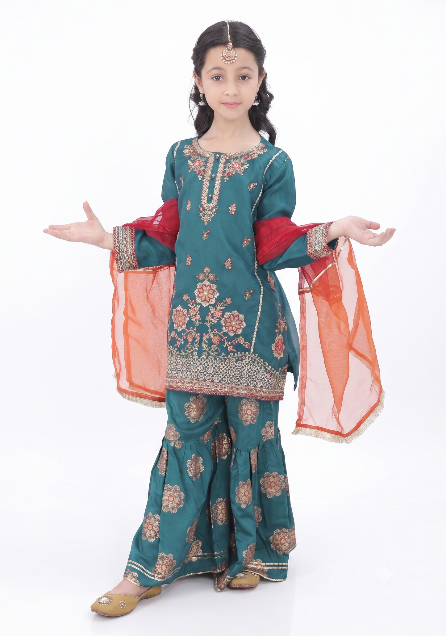 Brand: Shanzey Kids Collection: Embroidered Luxury Lawn Product Code: AK-2263 Style: 2-Piece (Shirt & Trouser)