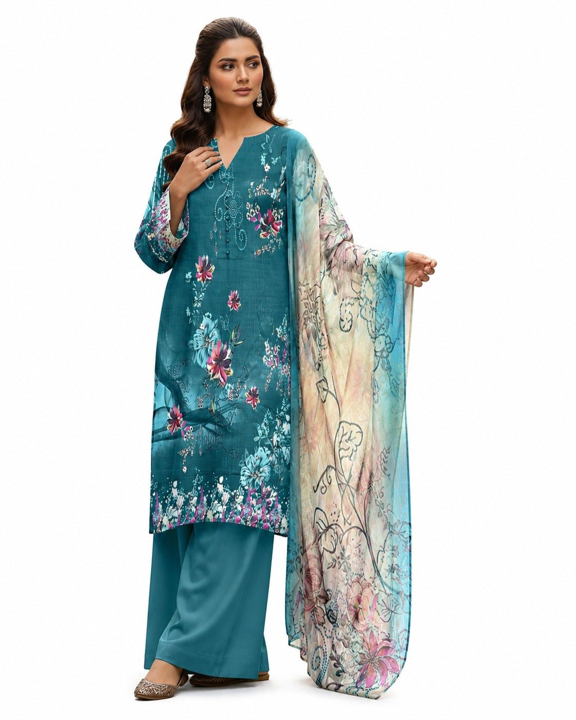 Zayan Collection – Bana Dora Bold Print (Vol #1135)