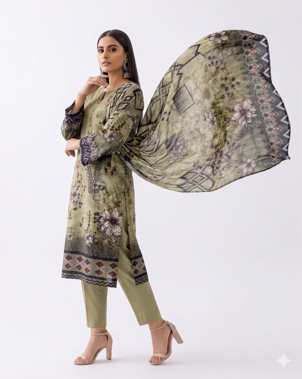 Zayan Collection – Kashish Bana Dora Bold Print (Vol #1109