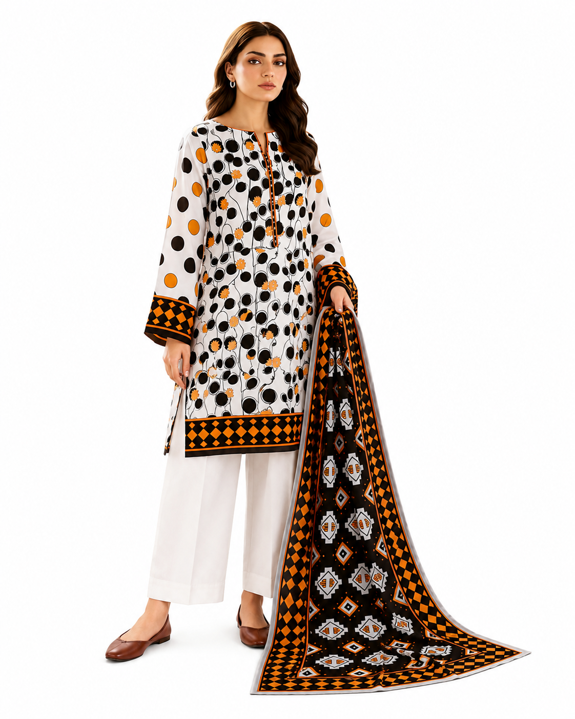 Bin Saeed Zoey Volume 01 – Design 38 | Premium Digital Lawn 3-Piece Suit