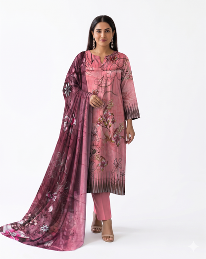 Zayan Collection – Bana Dora Bold Print (Vol #1123)