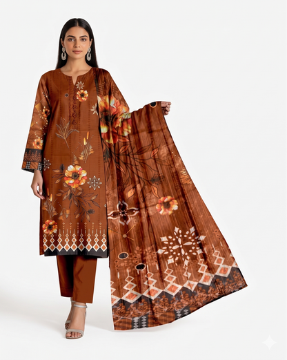 Zayan Collection – Kashish Bana Dora Bold Print (Vol #1104