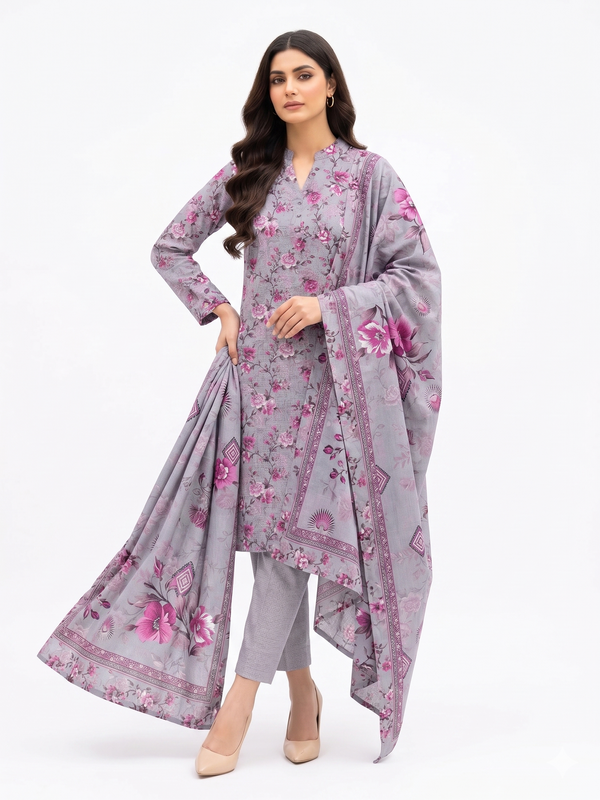 Alkaram Zayan Collection Digital Lawn | Volume No-1129