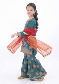 Brand: Shanzey Kids  Collection: Embroidered Luxury Lawn  Product Code: AK-2263  Style: 2-Piece (Shirt & Trouser)