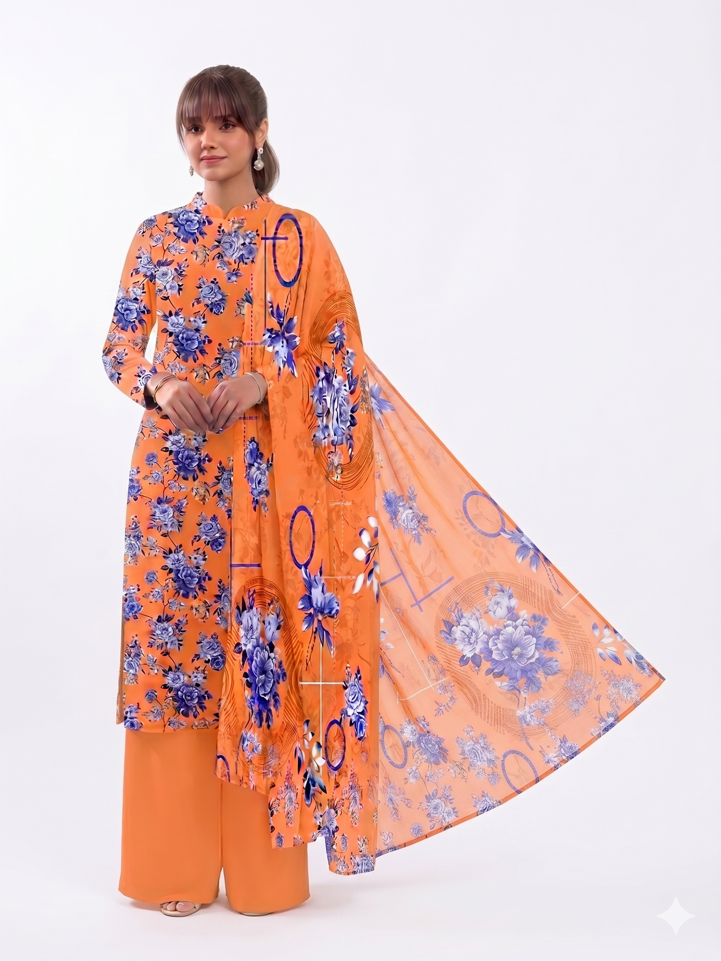 Alkaram Zayan Collection Digital Lawn | Volume No-1126