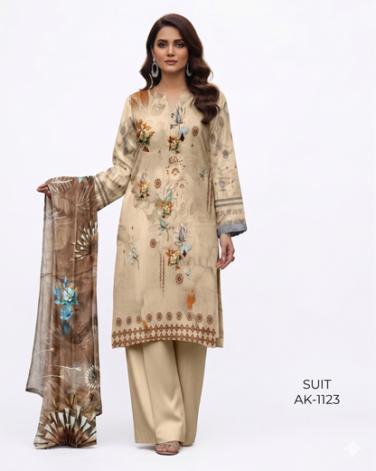 Zayan Collection – Bana Dora Bold Print (Vol #1123)