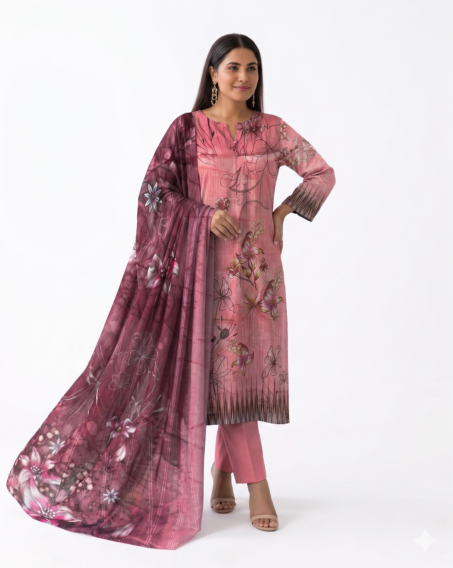 Zayan Collection – Bana Dora Bold Print (Vol #1123)
