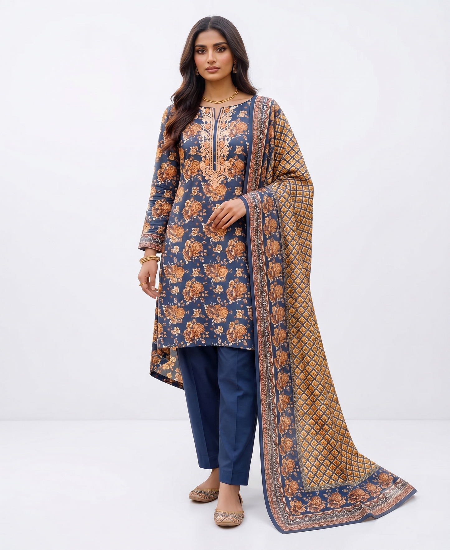 Zayan Collection 3PC Digital Lawn Unstitched