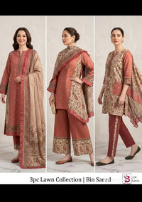 Terracotta Paisley: The Desert Rose Ruffle Collection V 3467