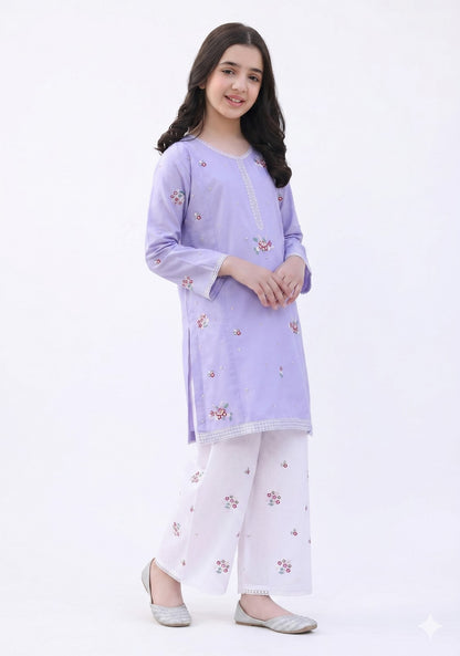 Fresh Birds Kids Embroidered Luxury Lawn – 2-Piece Suit (AK-2225)