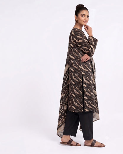 Earthy Essence Printed Lawn Suit