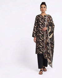 Earthy Essence Printed Lawn Suit