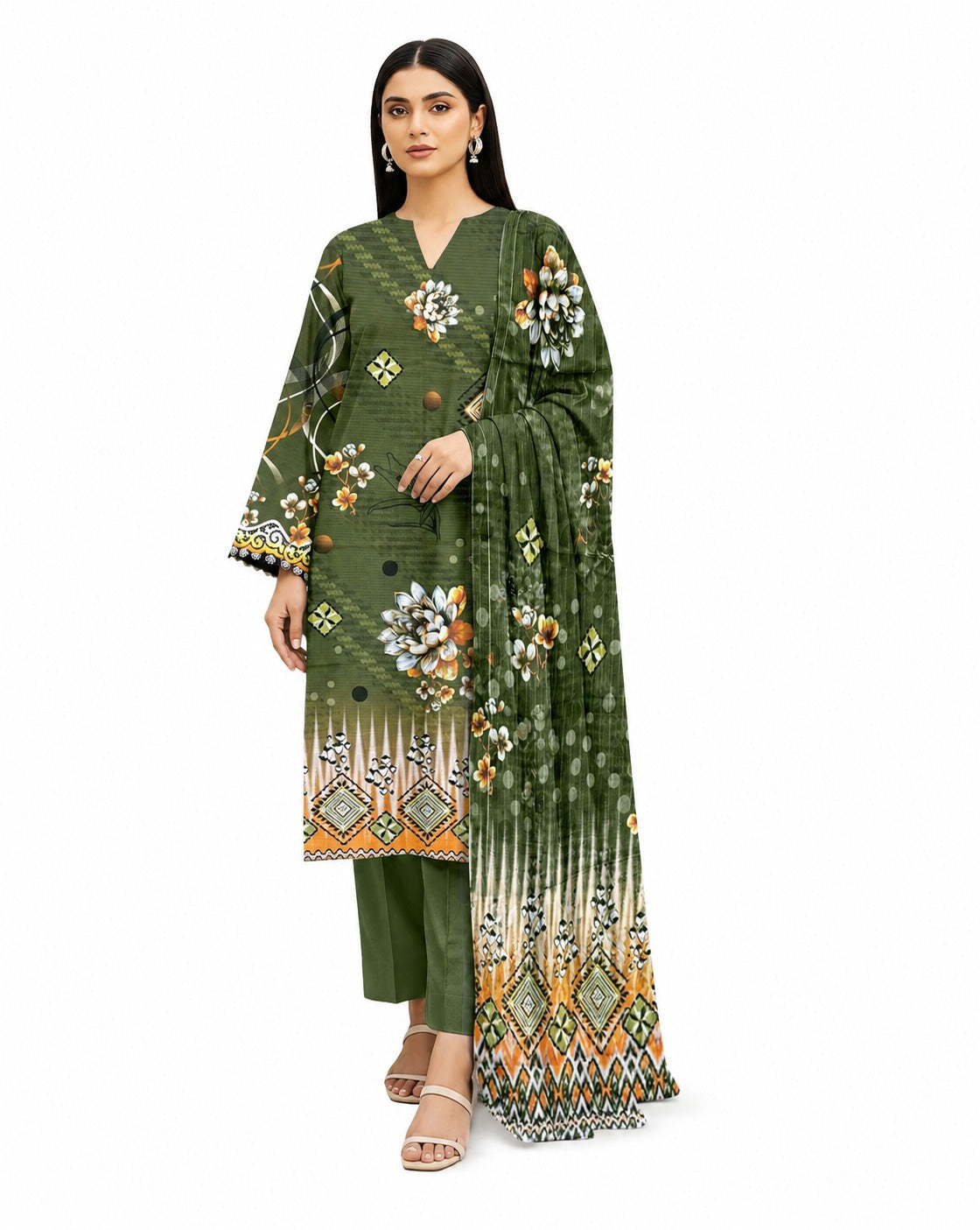 Zayan Collection – Kashish Bana Dora Bold Print (Vol #1103