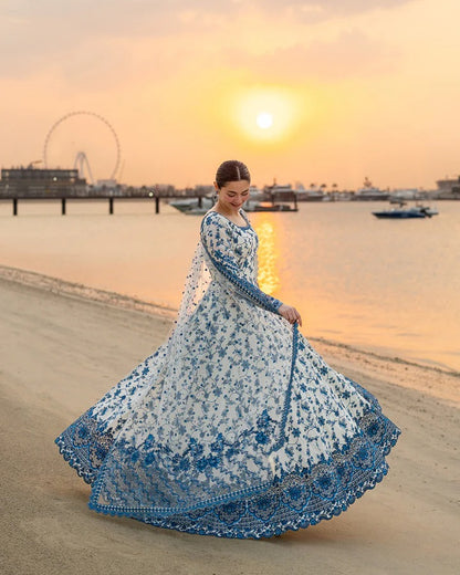 Faiza Saqlain Jehona – Premium Embroidered Luxury Lawn (AK-3412)