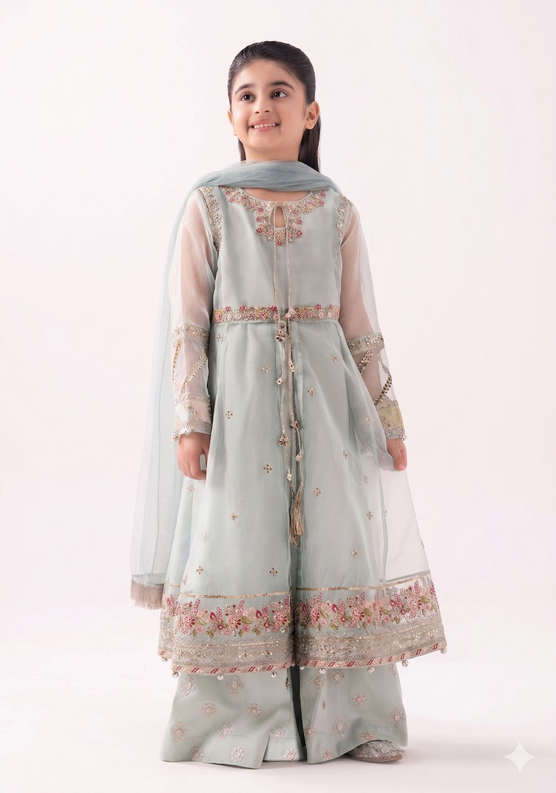 Maria.B. Kids Embroidered Luxury Lawn – 2-Piece Suit (AK-2205)